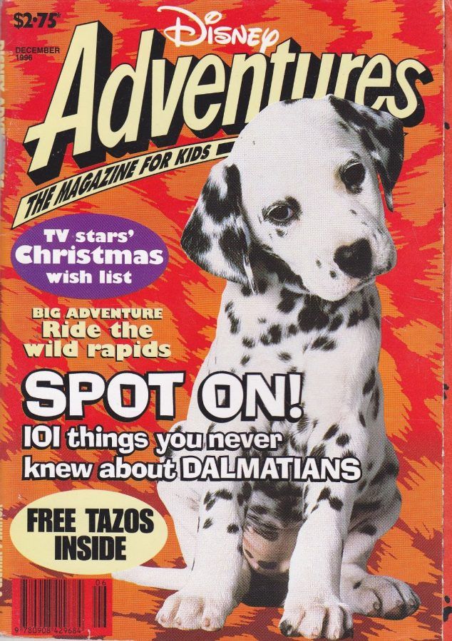 DISNEY ADVENTURES (AU) magazine side cover December 1996
