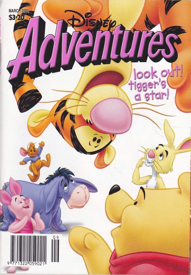 DISNEY ADVENTURES (AU) magazine side cover March 2000