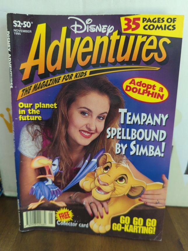 DISNEY ADVENTURES (AU) magazine side cover  November 1995