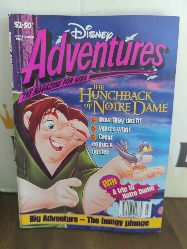 DISNEY ADVENTURES (AU) magazine side cover  September 1996