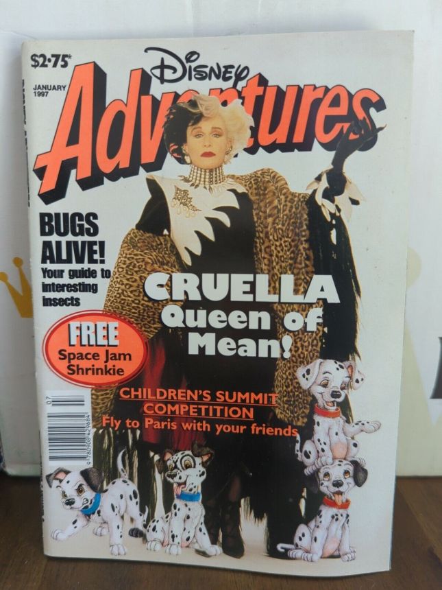 DISNEY ADVENTURES (AU) magazine side cover  January 1997