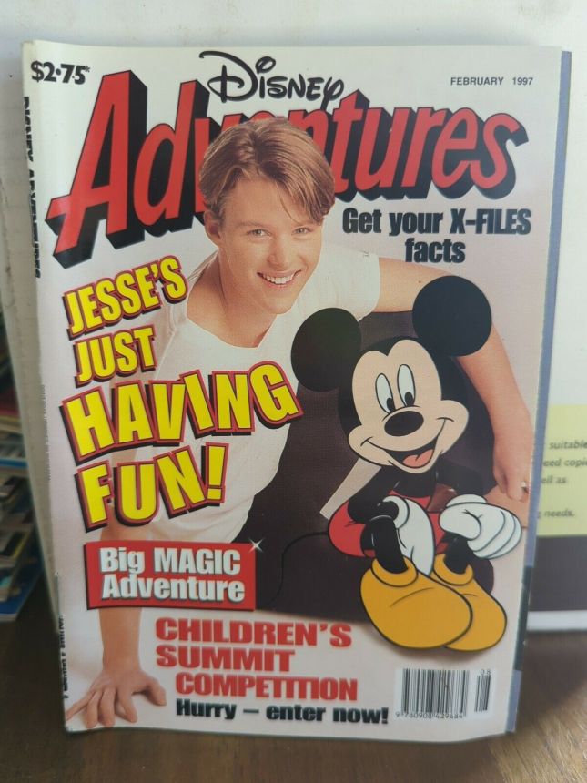 DISNEY ADVENTURES (AU) magazine side cover  February 1997