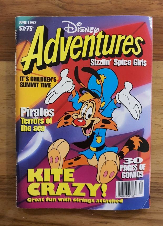 DISNEY ADVENTURES (AU) magazine side cover  June 1997