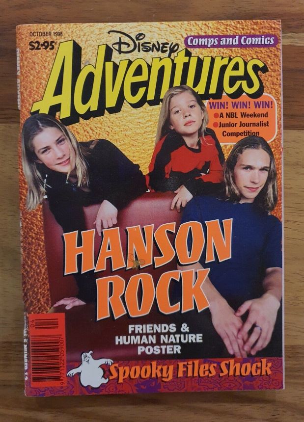 DISNEY ADVENTURES (AU) magazine side cover  October 1998