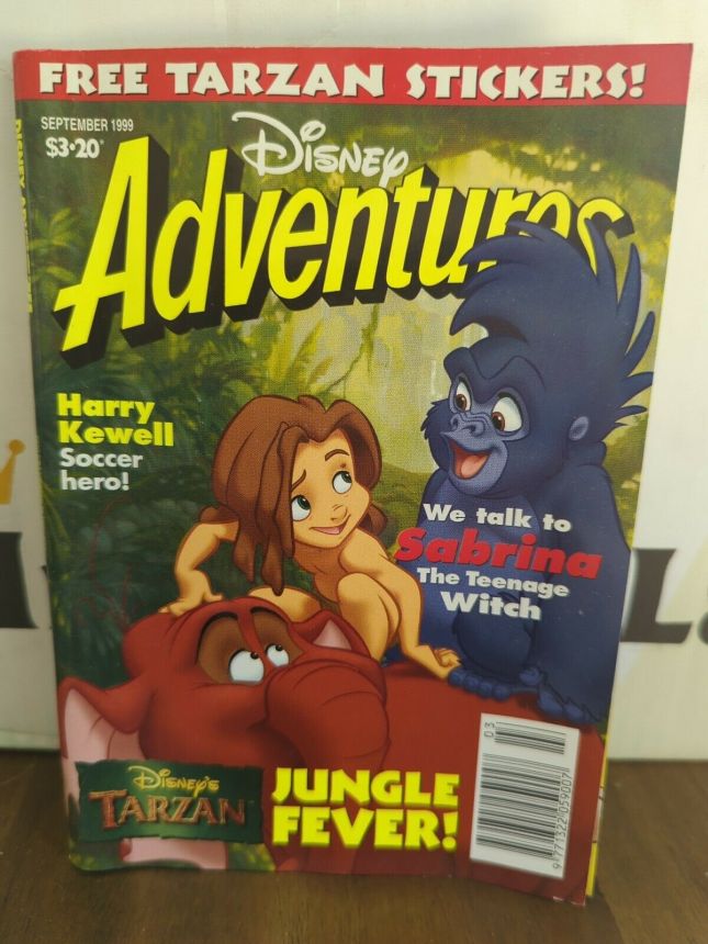 DISNEY ADVENTURES (AU) magazine side cover  September 1999