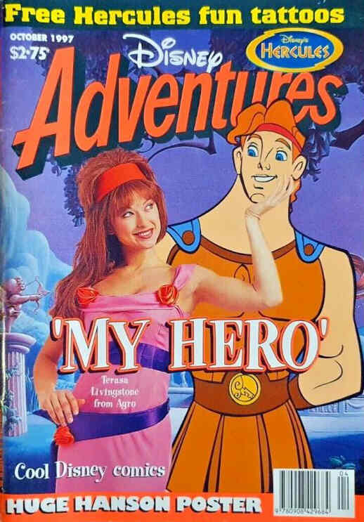 DISNEY ADVENTURES (AU) magazine side cover  October 1997