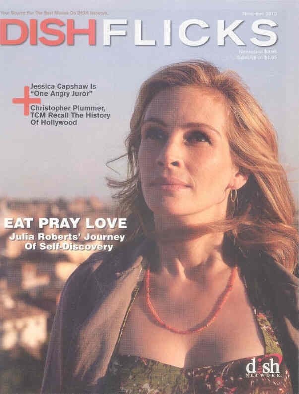 DISH FLICKS magazine side cover November 2010