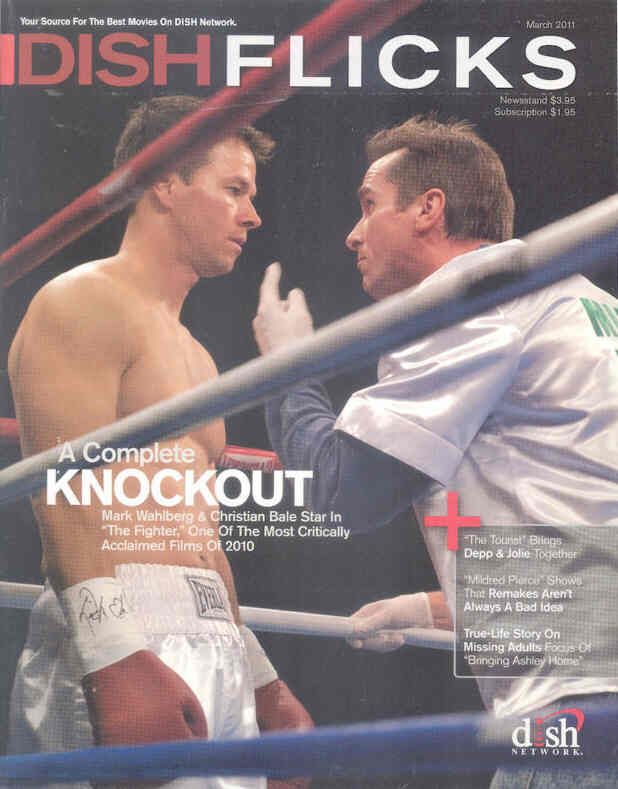 DISH FLICKS magazine side cover March 2011