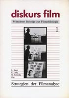 DISKURS FILM magazine side cover Issue 1  1987