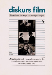 DISKURS FILM magazine side cover Issue 6  1994