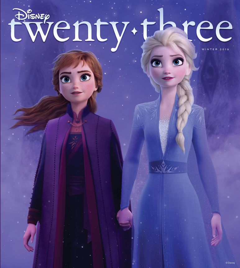 DISNEY TWENTY-THREE magazine side cover Winter 2019