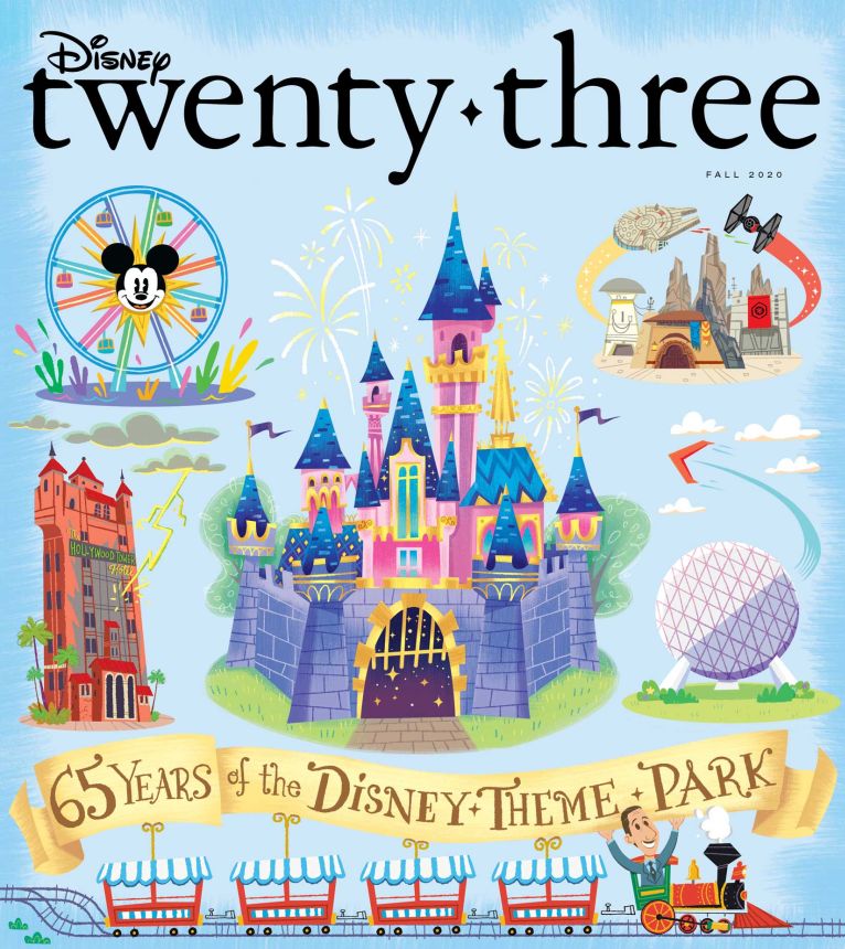 DISNEY TWENTY-THREE magazine side cover Fall 2020
