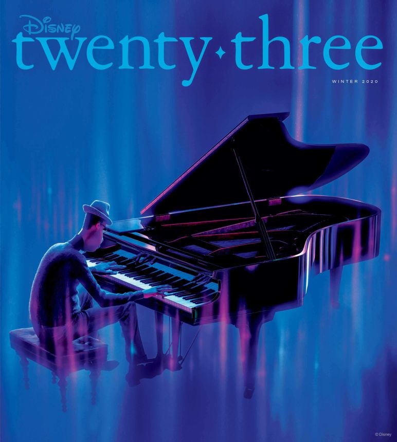 DISNEY TWENTY-THREE magazine side cover Winter 2020