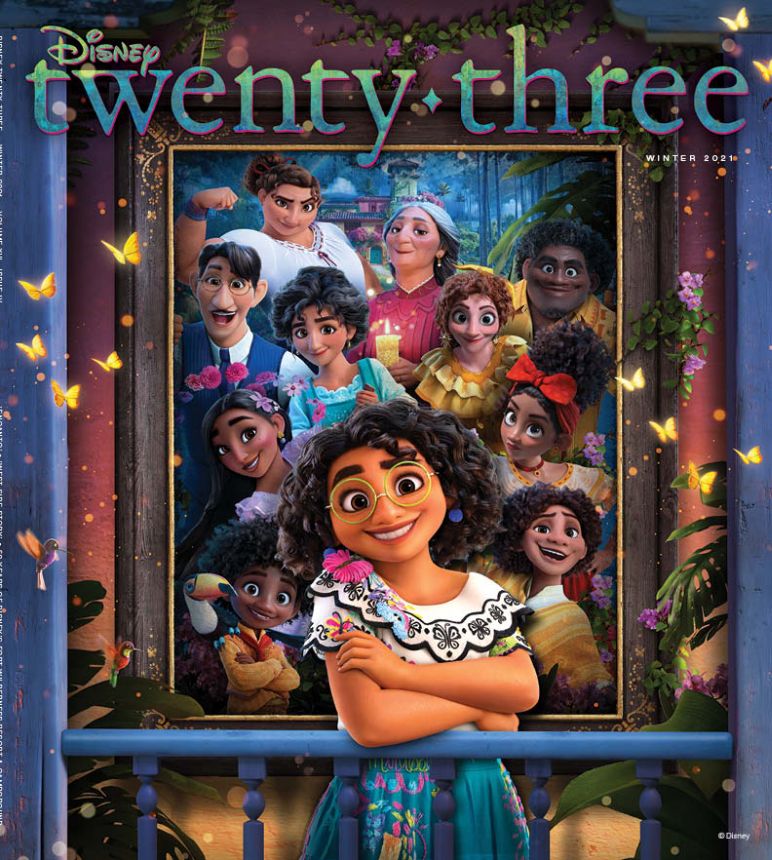 DISNEY TWENTY-THREE magazine side cover Winter 2021