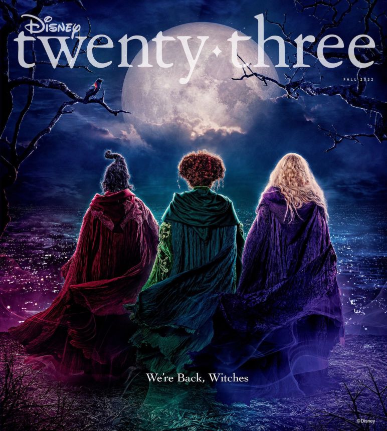 DISNEY TWENTY-THREE magazine side cover Fall 2022