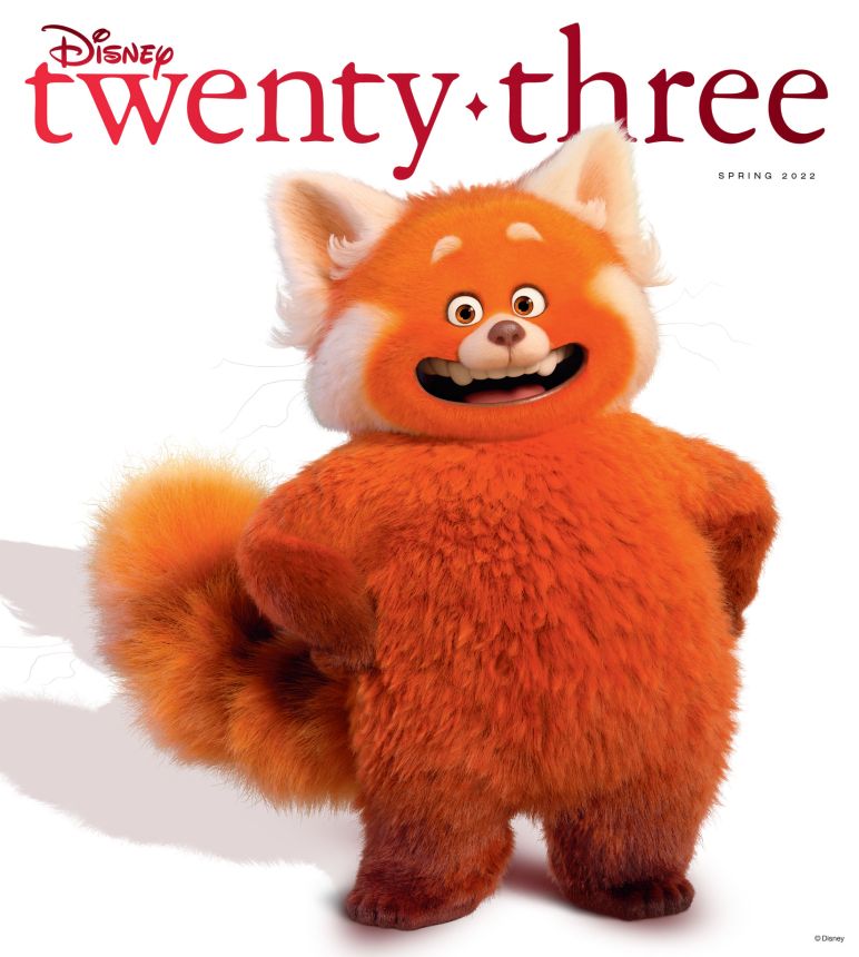 DISNEY TWENTY-THREE magazine side cover Spring 2022