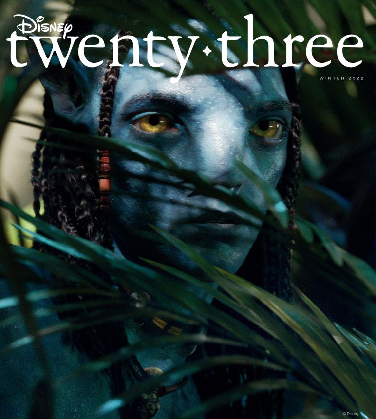 DISNEY TWENTY-THREE magazine side cover Winter 2022