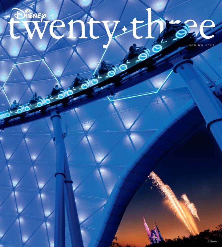 DISNEY TWENTY-THREE magazine side cover Spring 2023