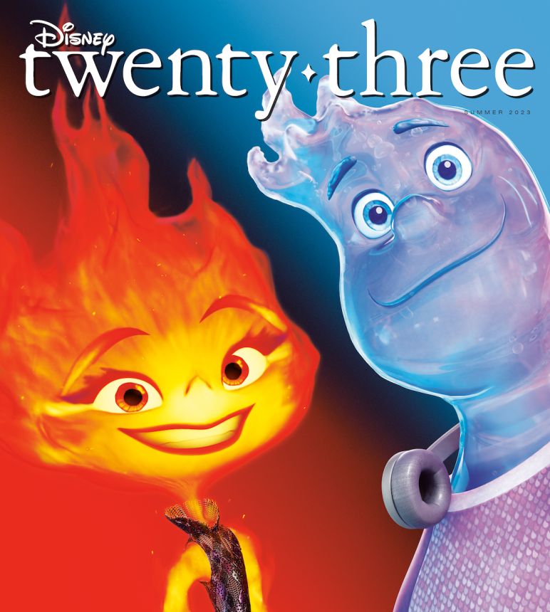 DISNEY TWENTY-THREE magazine side cover Summer 2023