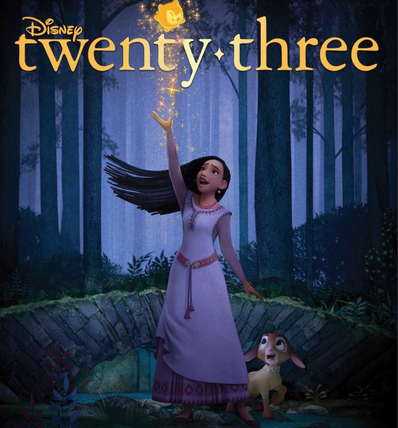 DISNEY TWENTY-THREE magazine side cover Winter 2023