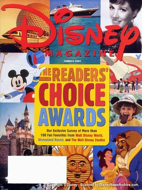 DISNEY magazine side cover Summer 2004