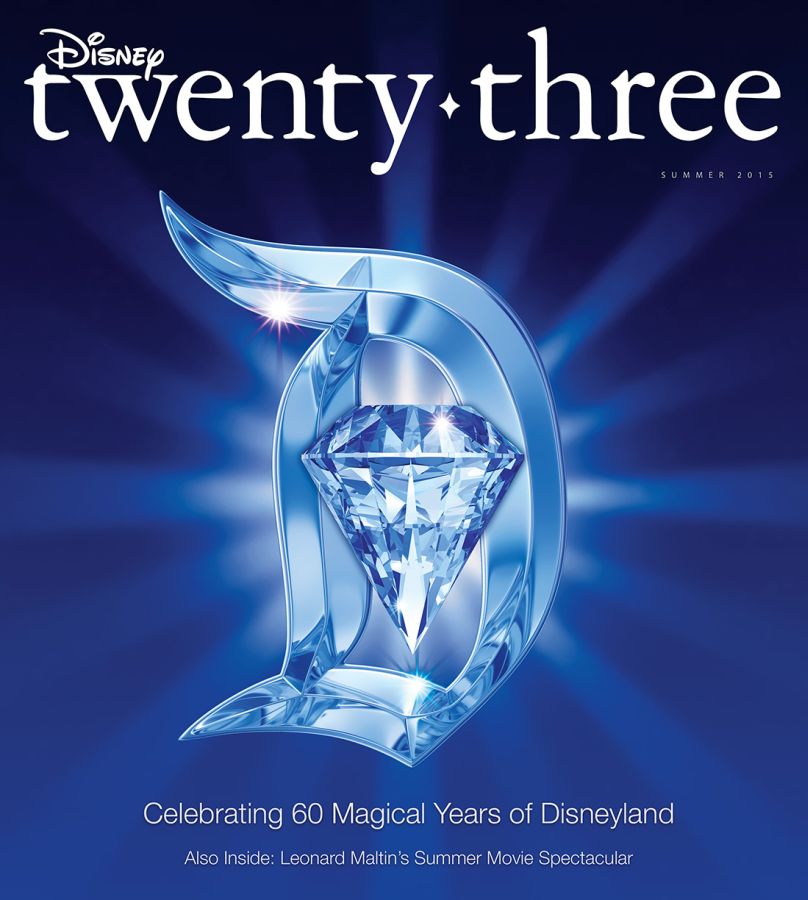 DISNEY TWENTY-THREE magazine side cover Summer 2015