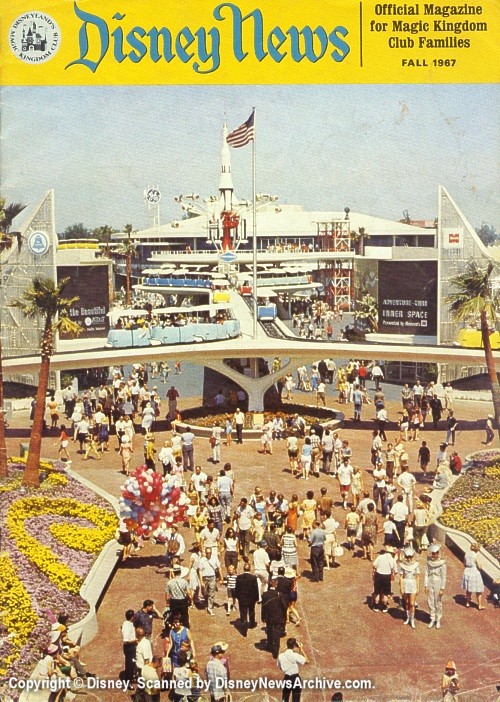 DISNEY magazine side cover Fall 1967