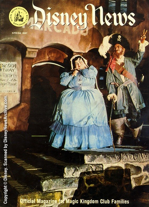 DISNEY magazine side cover Spring 1967