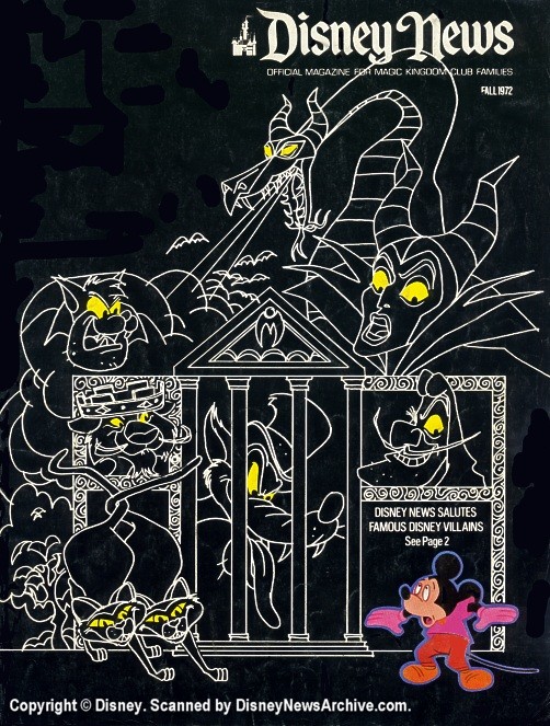 DISNEY magazine side cover Fall 1972