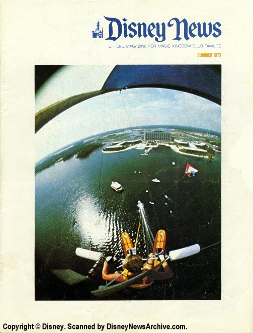 DISNEY magazine side cover Summer 1973