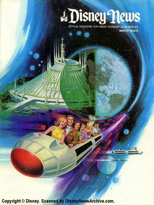 DISNEY magazine side cover Winter 1974
