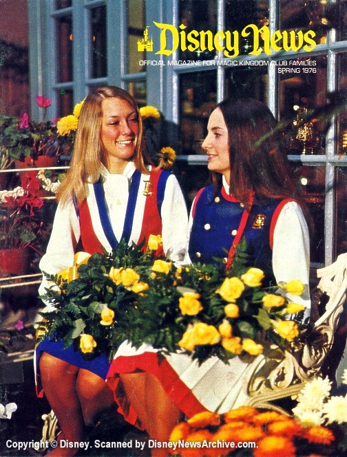 DISNEY magazine side cover Spring 1976