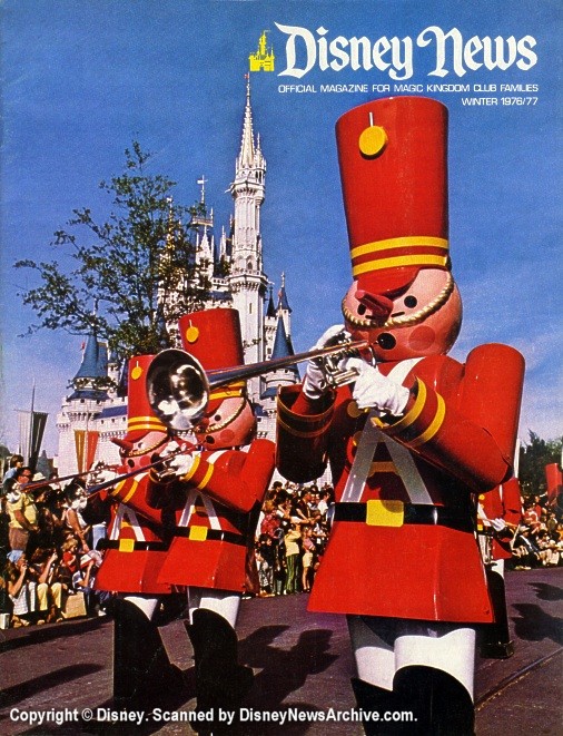 DISNEY magazine side cover Winter 1976