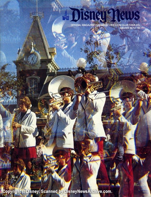 DISNEY magazine side cover Winter 1977