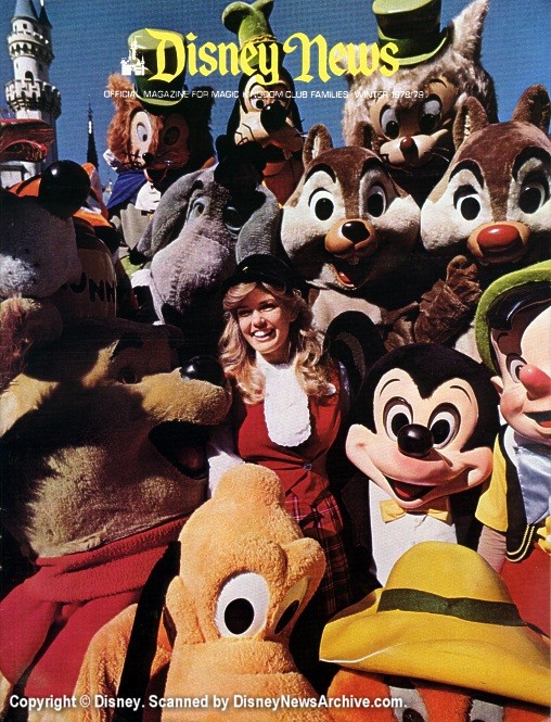 DISNEY magazine side cover Winter 1978