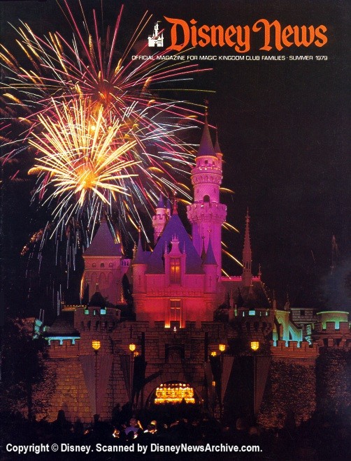 DISNEY magazine side cover Summer 1979