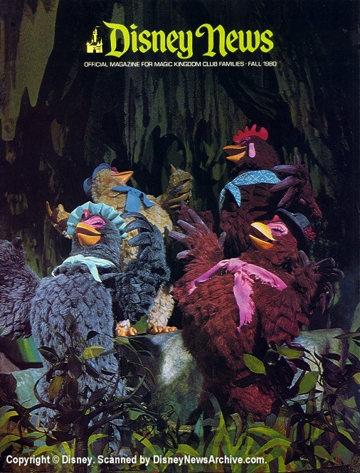 DISNEY magazine side cover Fall 1980