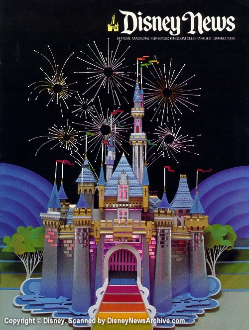 DISNEY magazine side cover Spring 1980