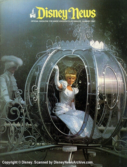 DISNEY magazine side cover Summer 1980