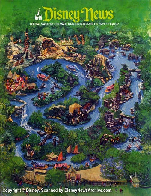 DISNEY magazine side cover Winter 1981
