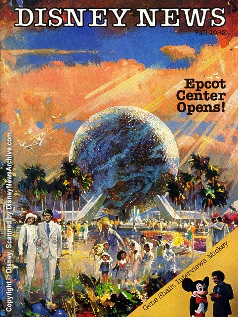 DISNEY magazine side cover Fall 1982
