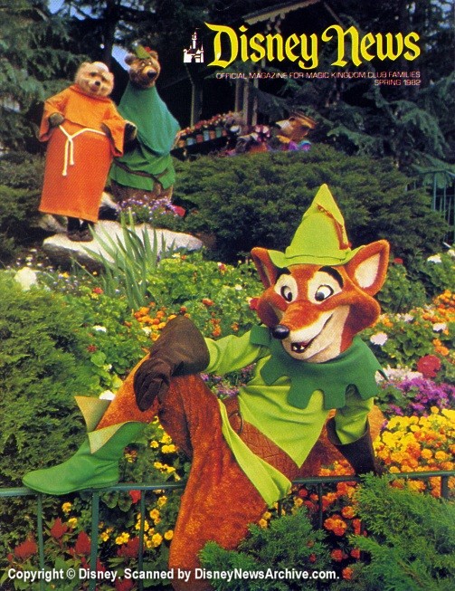 DISNEY magazine side cover Spring 1982