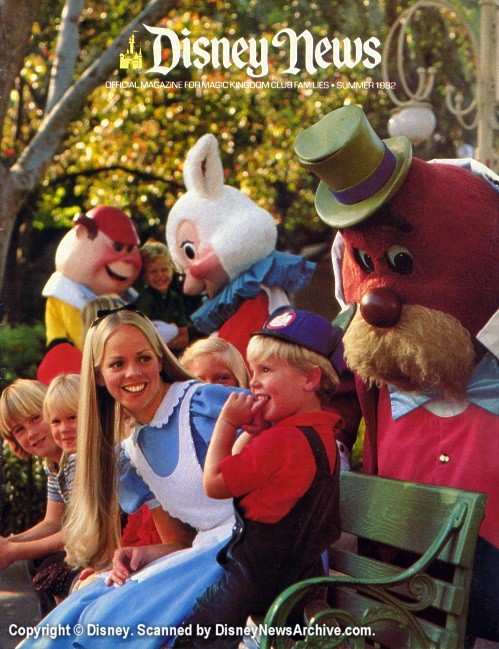 DISNEY magazine side cover Summer 1982