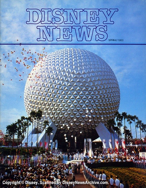 DISNEY magazine side cover Spring 1983