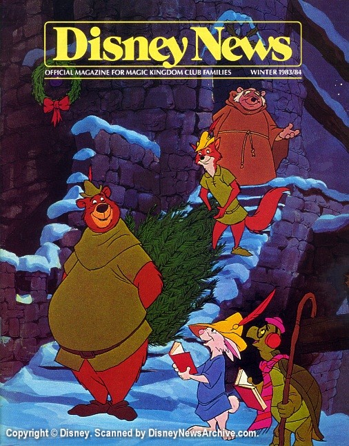 DISNEY magazine side cover Winter 1983