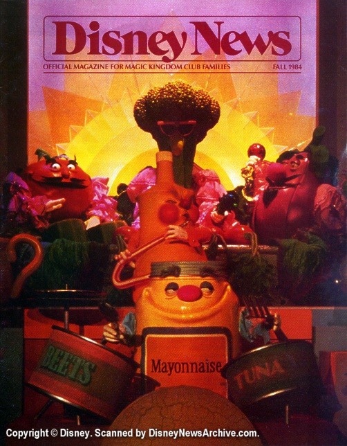 DISNEY magazine side cover Fall 1984