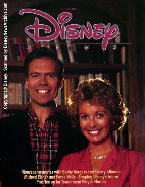 DISNEY magazine side cover Fall 1985