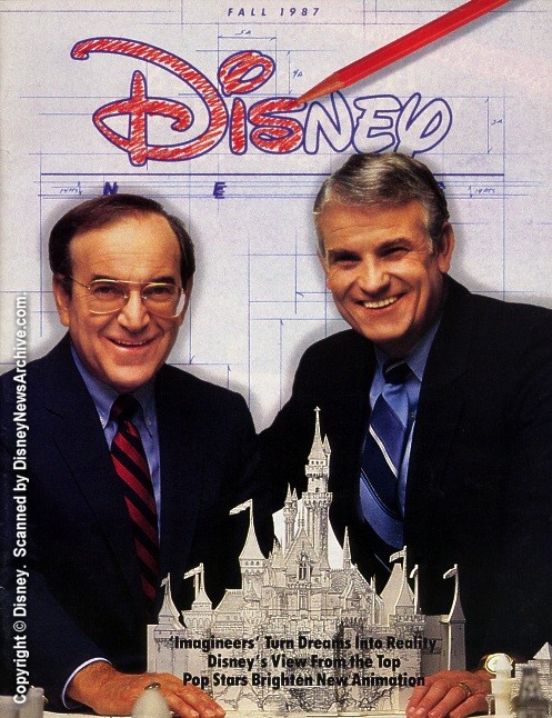DISNEY magazine side cover Fall 1987