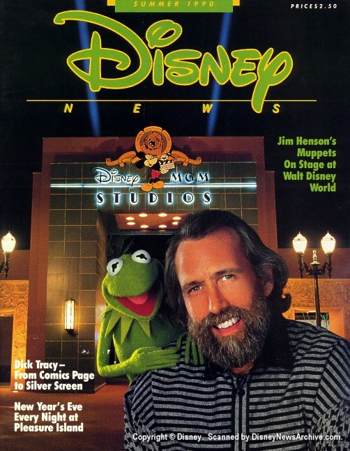DISNEY magazine side cover Summer 1990
