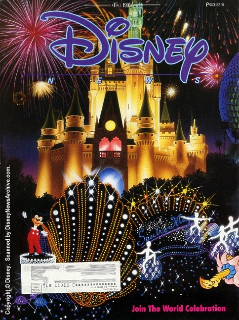 DISNEY magazine side cover Fall 1991